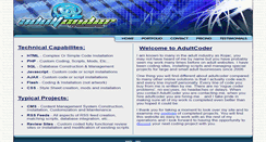 Desktop Screenshot of adultcoder.com